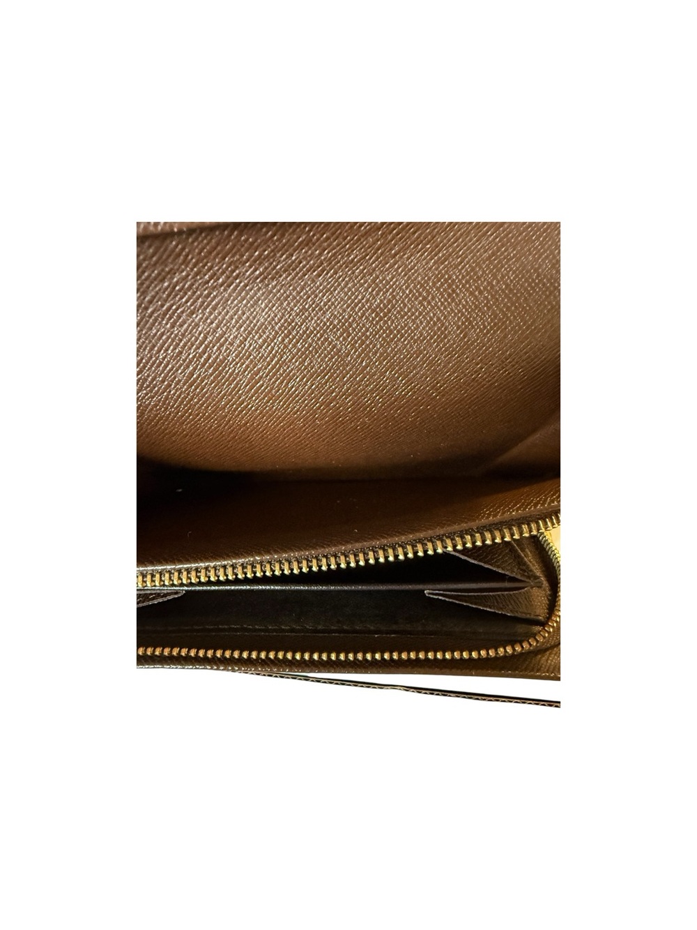 Louis Vuitton Brown Damier Ebene Compact Wallet with Gold-Tone Snap - Picture 8 of 13